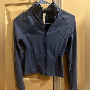 Lululemon define jacket cropped Pitch Blue